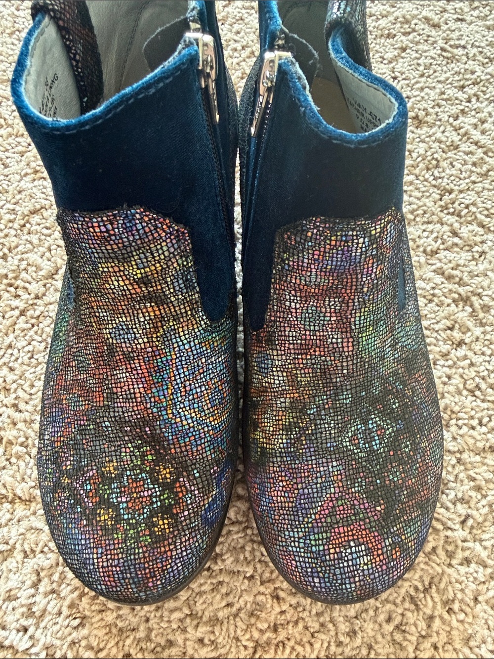 Alegria Hayden Ankle Boots Beauty Blur Women's 38 NWT - Picture 6 of 7